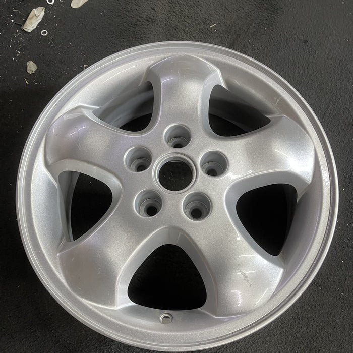 16" SATURN L SERIES 03-05 16x6.5, 5 spoke Original OEM Wheel Rim - Side Profile