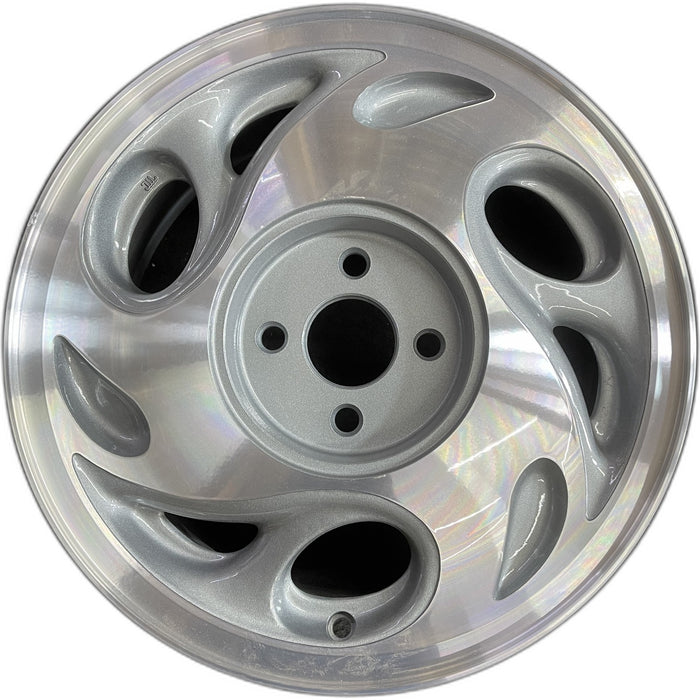 15" SATURN S SERIES 01 15x6, aluminum, 9 slot Original OEM Wheel Rim