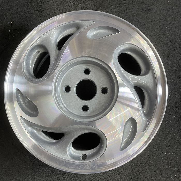 15" SATURN S SERIES 01 15x6, aluminum, 9 slot Original OEM Wheel Rim