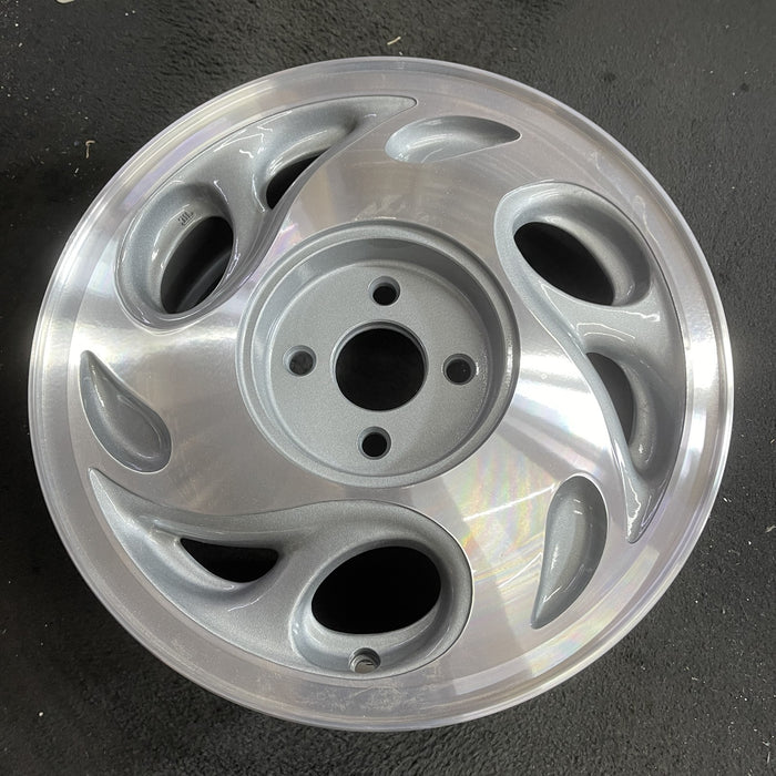 15" SATURN S SERIES 01 15x6, aluminum, 9 slot Original OEM Wheel Rim