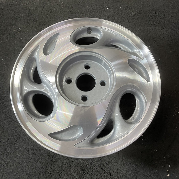 15" SATURN S SERIES 01 15x6, aluminum, 9 slot Original OEM Wheel Rim