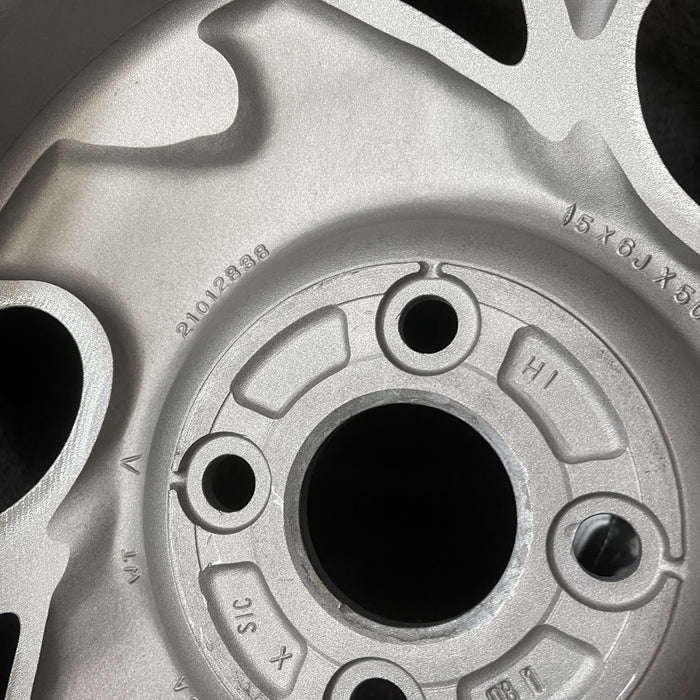 15" SATURN S SERIES 01 15x6, aluminum, 9 slot Original OEM Wheel Rim