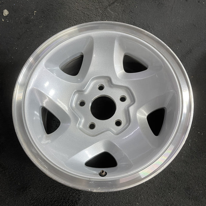 15" BLAZER S10/JIMMY S15 95-97 4x2, 15x7, aluminum, 5 slot Original OEM Wheel - Side Profile