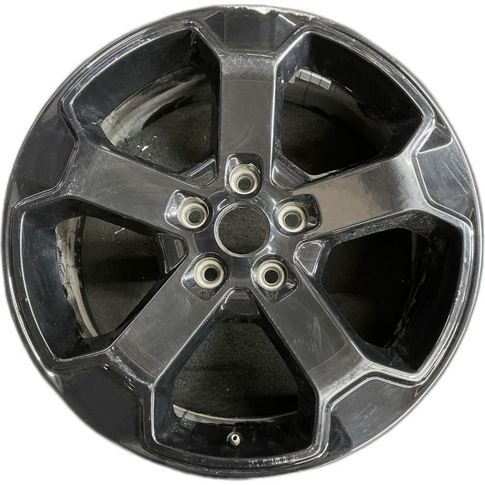 20" GRAND CHEROKEE 18 20x8, 5 spoke, straight spoke Original OEM Wheel Rim - Front View