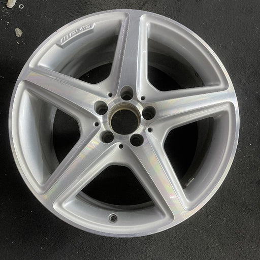 18" MERCEDES CLS-CLASS 12 218 Type; CLS550 AWD 18x9.5 AMG silver accents - Front View