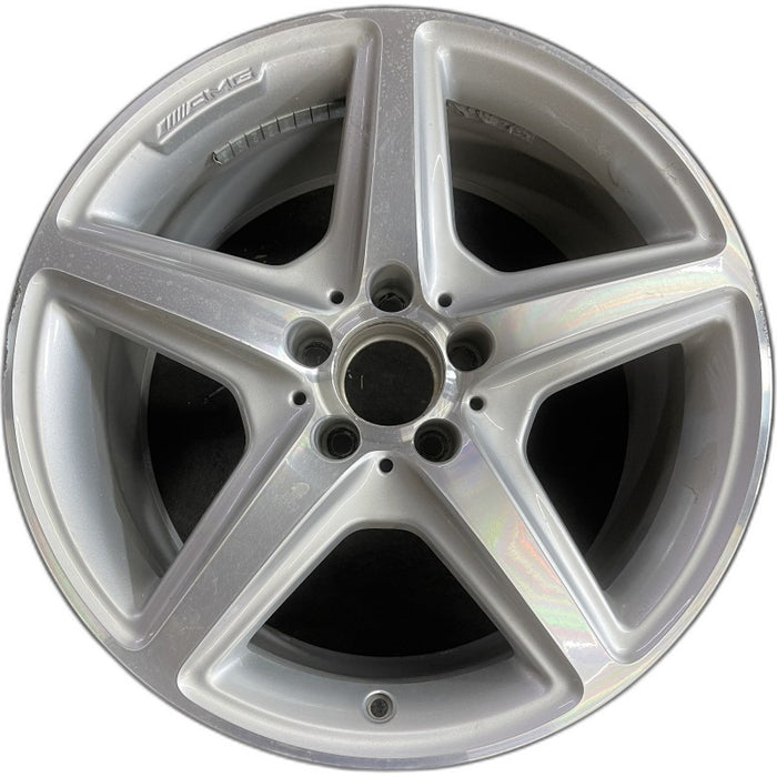 18" MERCEDES CLS-CLASS 12 218 Type; CLS550 AWD 18x9.5 AMG silver accents - Front View