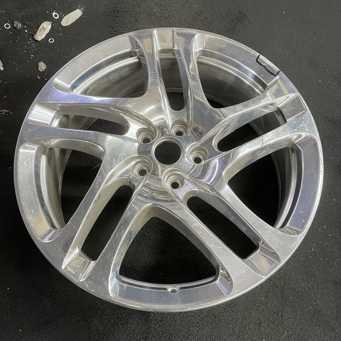 20" INFINITI JX35 13 20x7.5 , polished Original OEM Wheel Rim - Side Profile