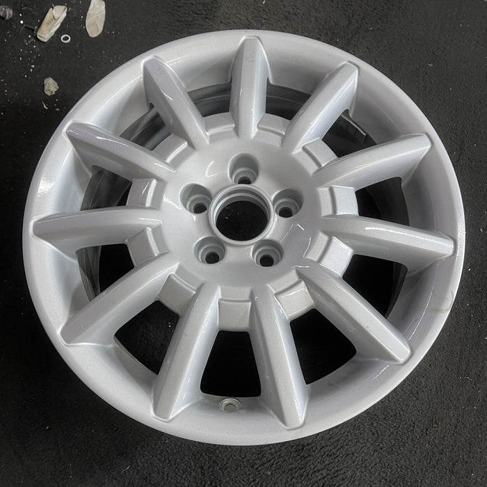16" BEETLE 02-07 16x6.5, alloy, 11 spoke Original OEM Wheel Rim - Side Profile