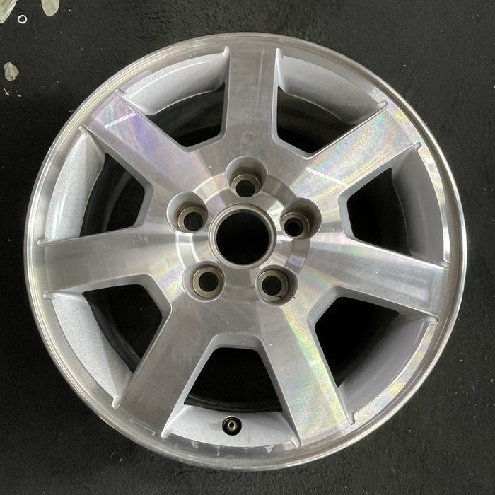 16" CTS 05 16x7 , , bright finish Original OEM Wheel Rim - Angle View