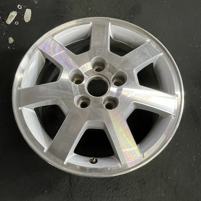 16" CTS 05 16x7 , , bright finish Original OEM Wheel Rim - Side Profile