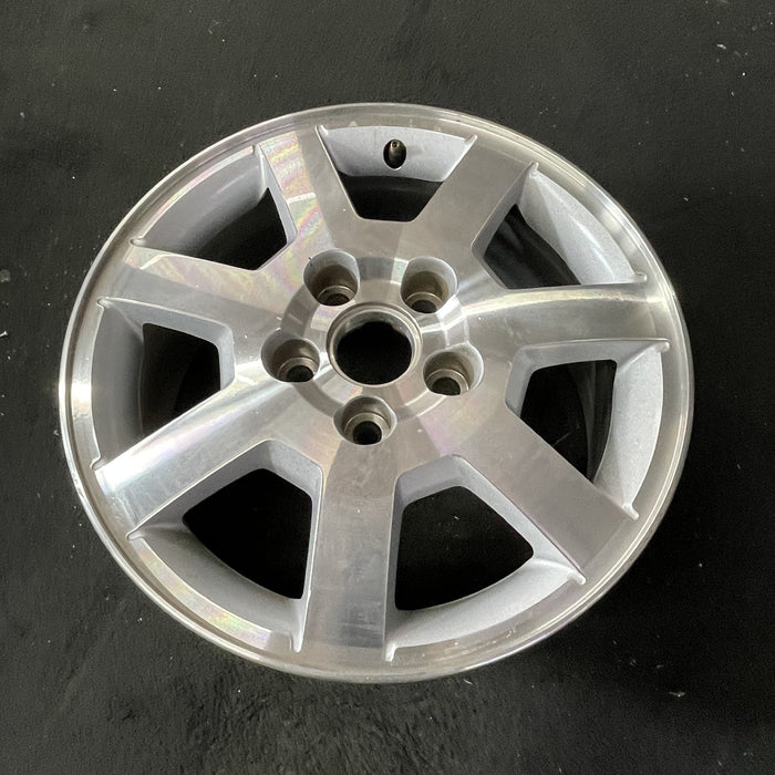 16" CTS 05 16x7 , , bright finish Original OEM Wheel Rim - Close-Up Detail