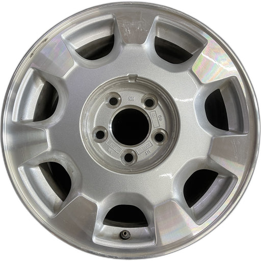 16" DEVILLE 00-02 5 lug, Base, 16x7, , silver finish Original OEM Wheel Rim - Front View