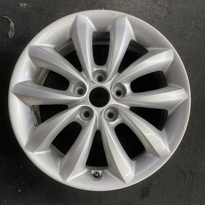17" AZERA 06 17x7 alloy 10 spoke Original OEM Wheel Rim - Front View