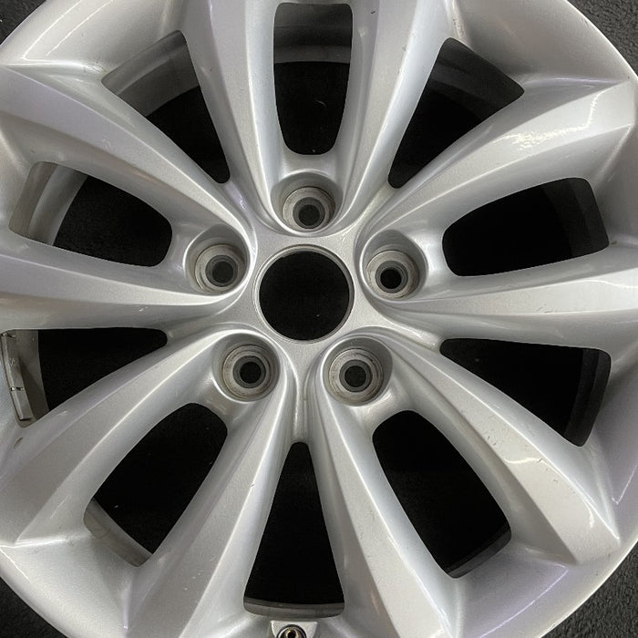 17" AZERA 06 17x7 alloy 10 spoke Original OEM Wheel Rim - Angle View