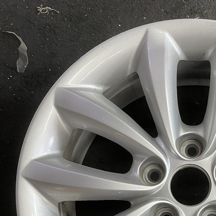 17" AZERA 06 17x7 alloy 10 spoke Original OEM Wheel Rim - Side Profile
