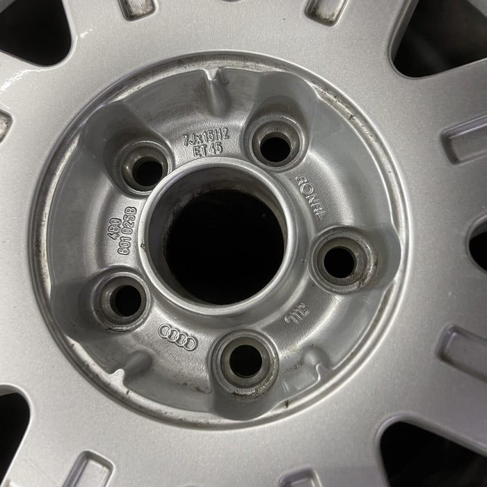 15" AUDI A4 98-01 15x7 Original OEM Wheel Rim - Back View