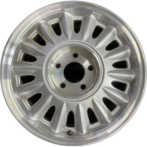 16" DEVILLE 94 Concours, 16x7 , brushed finish Original OEM Wheel Rim - Front View