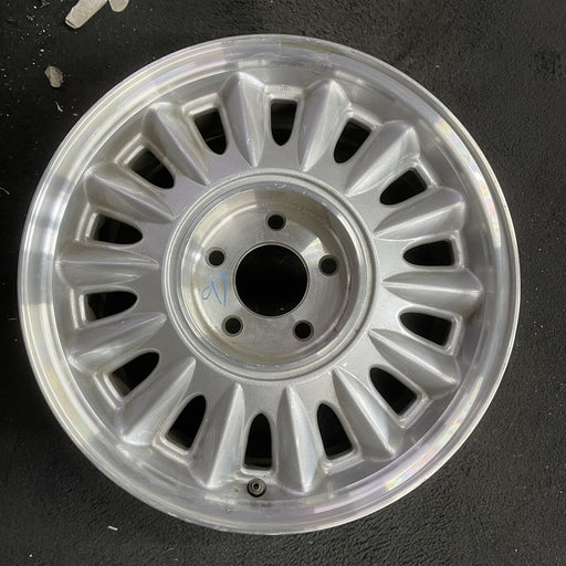 16" DEVILLE 94 Concours, 16x7 , brushed finish Original OEM Wheel Rim - Angle View