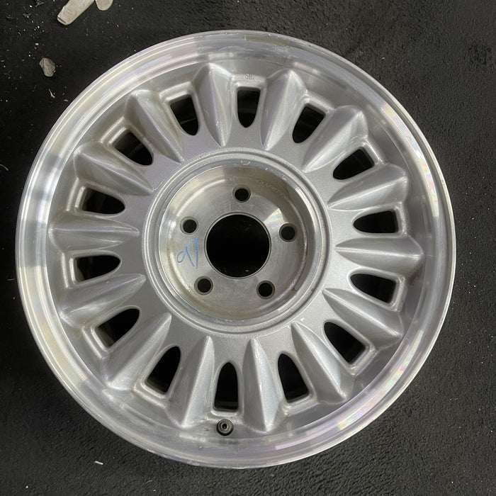 16" DEVILLE 94 Concours, 16x7 , brushed finish Original OEM Wheel Rim - Angle View