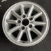 15" BMW 318i 95-99 15x7 , 10 spoke, round spoke Original OEM Wheel Rim - Side Profile