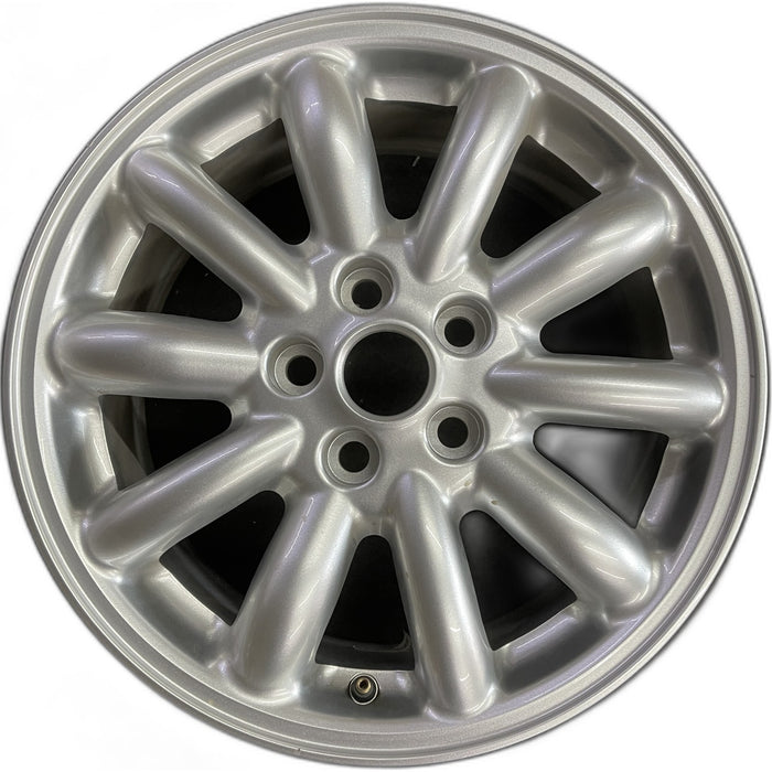 16" S TYPE 00-02 , 16x7.5, 10 spoke Original OEM Wheel Rim - Front View