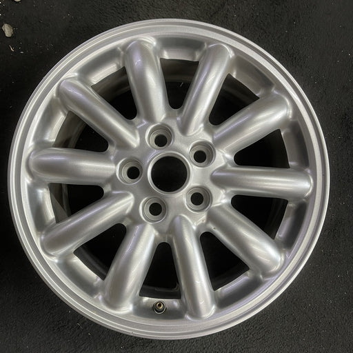 16" S TYPE 00-02 , 16x7.5, 10 spoke Original OEM Wheel Rim - Angle View