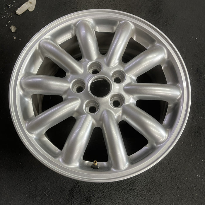 16" S TYPE 00-02 , 16x7.5, 10 spoke Original OEM Wheel Rim - Side Profile