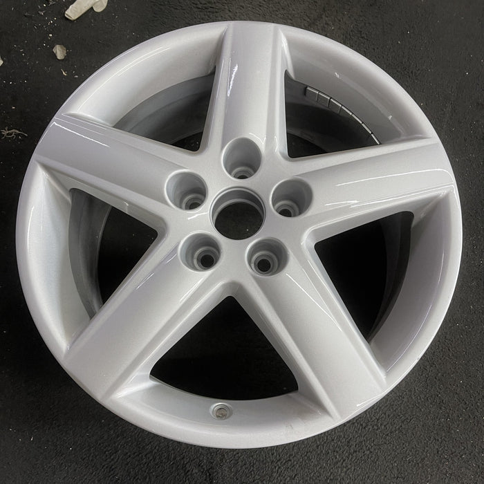 17" AUDI A4 02 17x7.5 Original OEM Wheel Rim - Side Profile