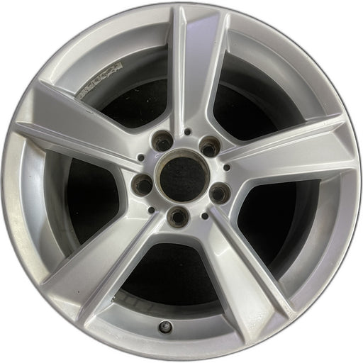 17" MERCEDES C-CLASS 12 204 Type; C250, 17x8.5, 5 spoke Original OEM Wheel Rim - Front View