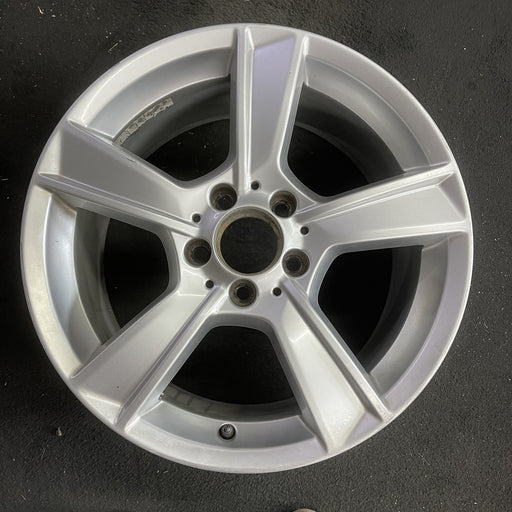 17" MERCEDES C-CLASS 12 204 Type; C250, 17x8.5, 5 spoke Original OEM Wheel Rim - Angle View