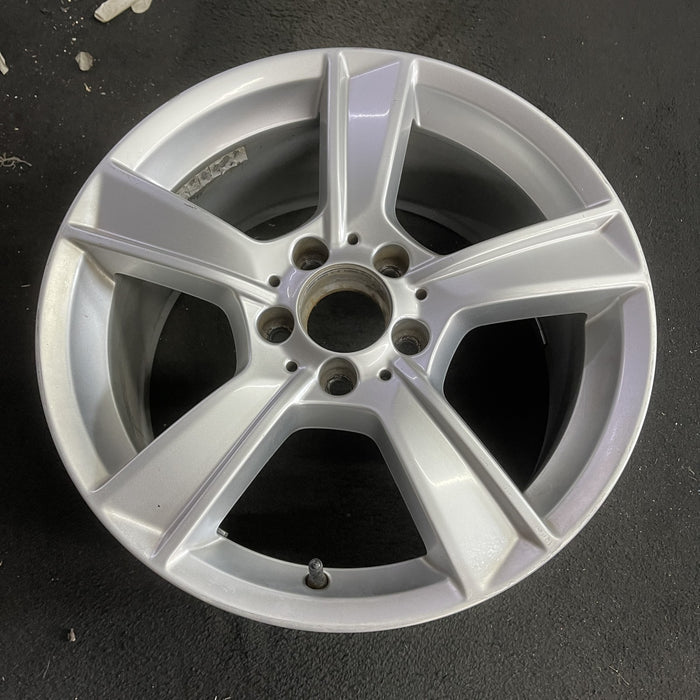 17" MERCEDES C-CLASS 12 204 Type; C250, 17x8.5, 5 spoke Original OEM Wheel Rim - Side Profile