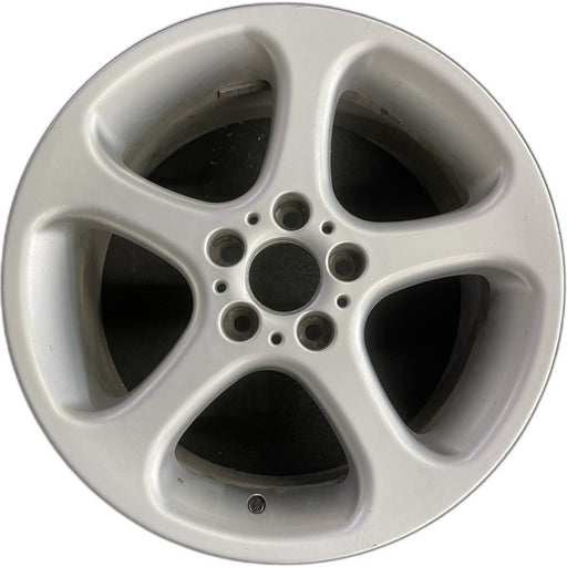 18" BMW X5 01 18x8.5 , , flat spoke, bright finish Original OEM Wheel Rim - Front View