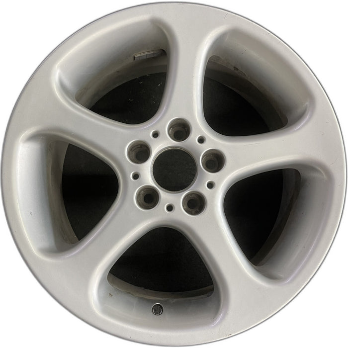 18" BMW X5 01 18x8.5 , , flat spoke, bright finish Original OEM Wheel Rim - Front View