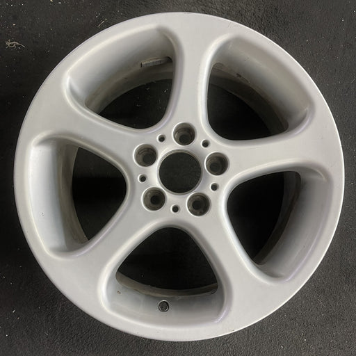 18" BMW X5 01 18x8.5 , , flat spoke, bright finish Original OEM Wheel Rim - Angle View