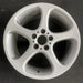 18" BMW X5 01 18x8.5 , , flat spoke, bright finish Original OEM Wheel Rim - Angle View