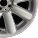 17" CLUBMAN 08-09 17x7 alloy 8 spoke silver covered lug nuts Original OEM Wheel - Close-Up Detail