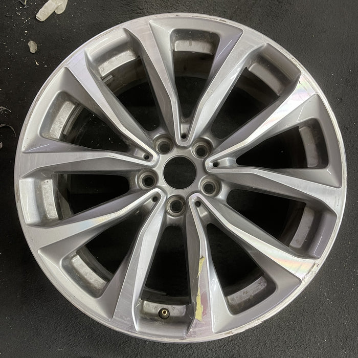 19" BMW X3 18-20 19x7.5 , 5 spoke, V spoke, wide spoke Original OEM Wheel Rim - Angle View