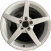 19" CORVETTE 05-07 19x10 , 5 spoke, silver Original OEM Wheel Rim - Front View