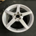19" CORVETTE 05-07 19x10 , 5 spoke, silver Original OEM Wheel Rim - Side Profile