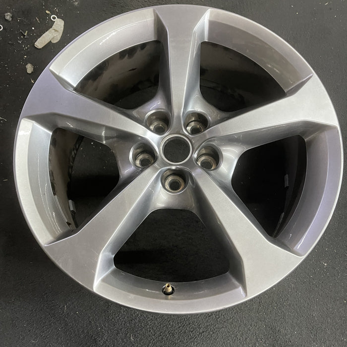 20" CAMARO 13-14 20x9 , , silver, opt R42, midnight silver Original OEM Wheel - Side Profile