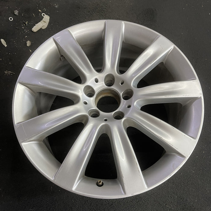 18" MERCEDES CL-CLASS 07-08 216 Type; CL550, 18x9.5, 9 spoke Original OEM Wheel - Side Profile