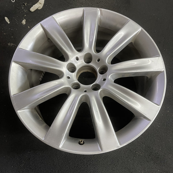 18" MERCEDES CL-CLASS 07-08 216 Type; CL550, 18x9.5, 9 spoke Original OEM Wheel - Side Profile