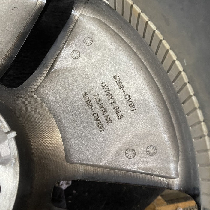 19" EV6 22-24 19x7.5 alloy black inlay Original OEM Wheel Rim