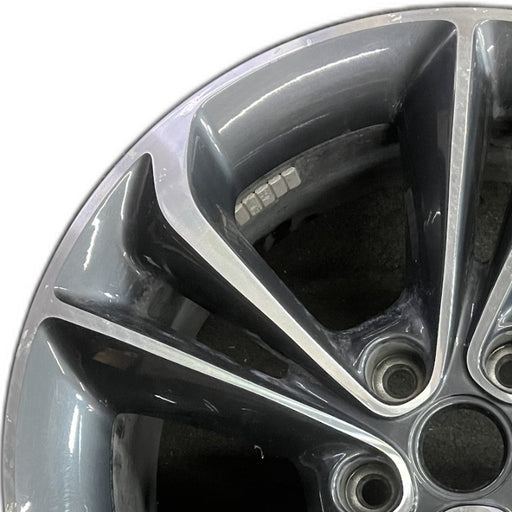 18" ENCORE GX 20 18x7.5 5 split spoke machined face with gray pockets opt PXJ - Angle View
