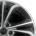 18" ENCORE GX 20 18x7.5 5 split spoke machined face with gray pockets opt PXJ - Side Profile