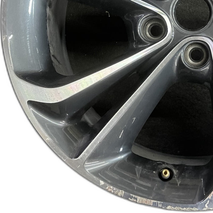 18" ENCORE GX 20 18x7.5 5 split spoke machined face with gray pockets opt PXJ - Back View
