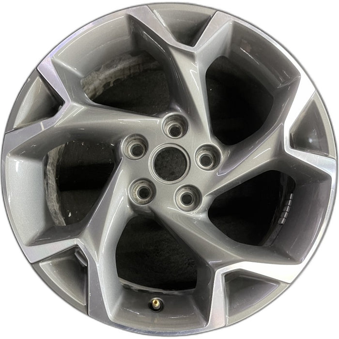 17" TRAX 24 17x7.5 gray opt Q7D Original OEM Wheel Rim - Front View