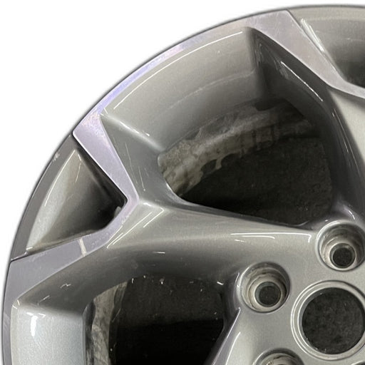 17" TRAX 24 17x7.5 gray opt Q7D Original OEM Wheel Rim - Angle View