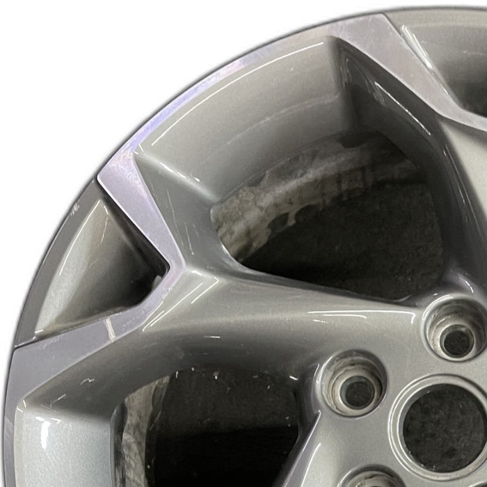 17" TRAX 24 17x7.5 gray opt Q7D Original OEM Wheel Rim - Angle View