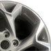 17" TRAX 24 17x7.5 gray opt Q7D Original OEM Wheel Rim - Side Profile